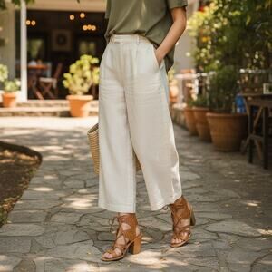 Dolce Vita Tan Leather Cutout Lace-Up Block Heeled Sandals Boho Festival 9.5